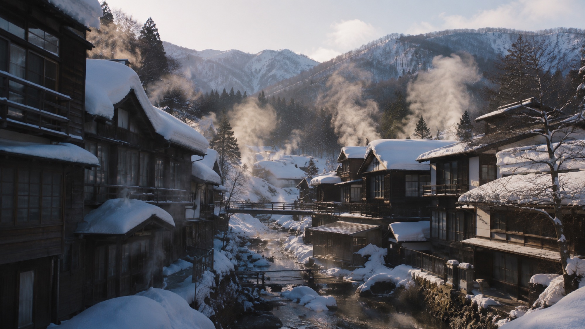 北の雪見の湯